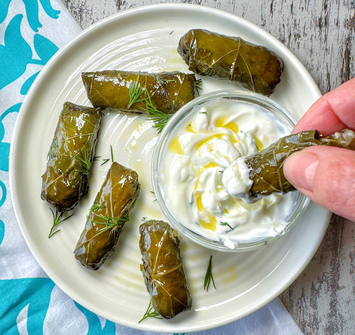 Crafting Perfect Dolmades: Rice and Herb Filled Grape Leaves